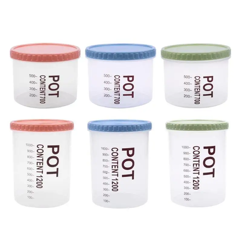 Transparent PP Sealed Cans Round Plastic Food Containers Kitchen Refrigerators Keep Fresh Storage Box Tanks For Kittchen
Transparent PP Sealed Cans Round Plastic Food Containers Kitchen Refrigerators Keep Fresh Storage Box Tanks For Kittchen