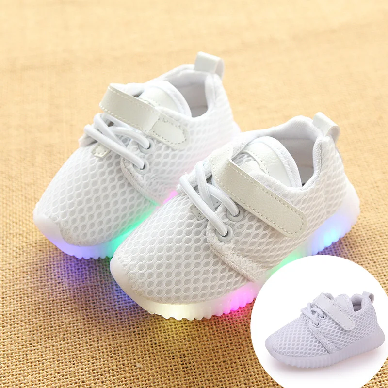 Hot Sale Fashion LED Newborn Kids Boy Girl Non-slip Sports Shoes Baby Lights Running Mesh Shoes Sneaker Breathable
Hot Sale Fashion LED Newborn Kids Boy Girl Non-slip Sports Shoes Baby Lights Running Mesh Shoes Sneaker Breathable