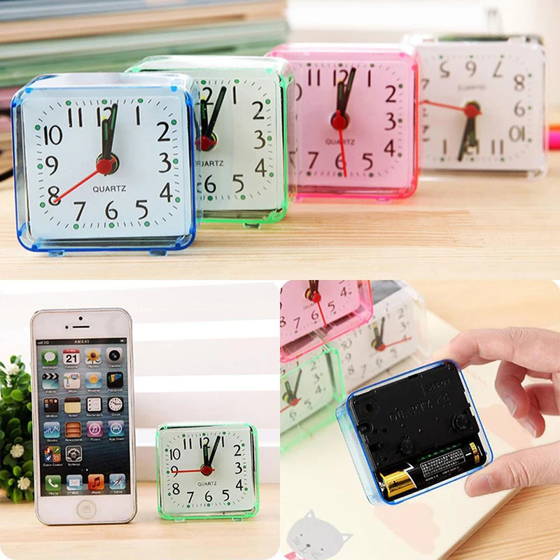 Cute Portable Square Small Bed Alarm Clock Transparent Case Compact Digital Alarm Clock Mini Children Student Desk Table Clock
Cute Portable Square Small Bed Alarm Clock Transparent Case Compact Digital Alarm Clock Mini Children Student Desk Table Clock