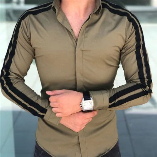 New Men Shirts Fashion Luxury Casual Stylish Slim Fit Long Sleeve Fashion V Neck Solid 2019 NEW Shirts
New Men Shirts Fashion Luxury Casual Stylish Slim Fit Long Sleeve Fashion V Neck Solid 2019 NEW Shirts