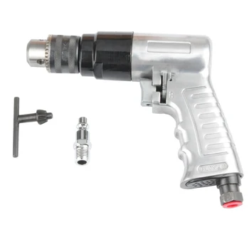 3/8 Inch 1800rpm High-Speed Cordless Pistol Type Pneumatic Drill Reversible Air Drill Tools Iron Plate Wall Floor Hole Drilling
3/8 Inch 1800rpm High-Speed Cordless Pistol Type Pneumatic Drill Reversible Air Drill Tools Iron Plate Wall Floor Hole Drilling