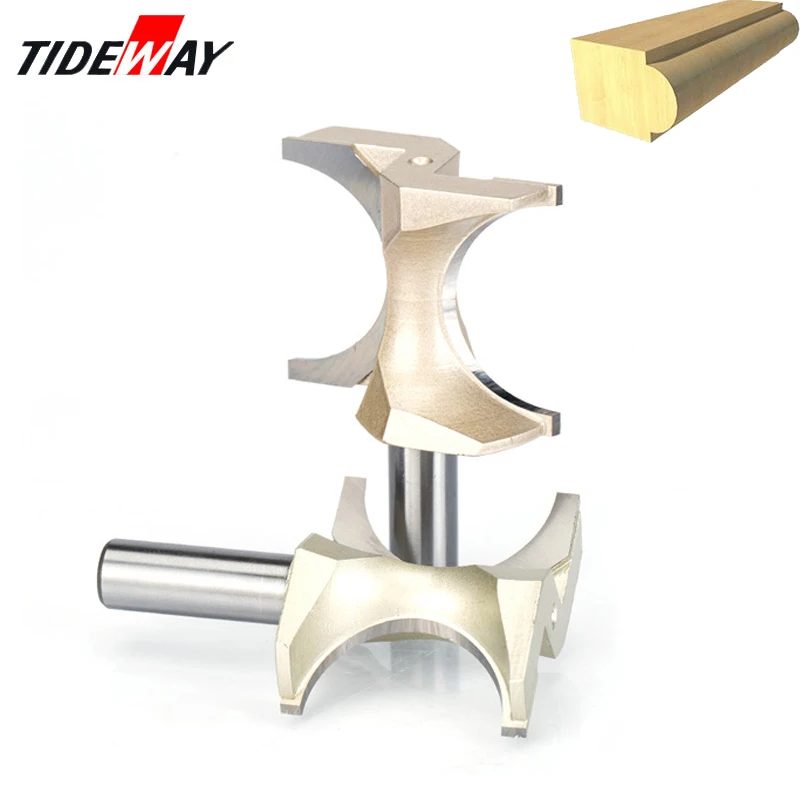 Tideway 1/2" 1/4" Shank Half Round bit 2 flute endmill Side Cutter Bit Router Bits for Wood Without Bearing SHK Woodworking Bits
Tideway 1/2" 1/4" Shank Half Round bit 2 flute endmill Side Cutter Bit Router Bits for Wood Without Bearing SHK Woodworking Bits