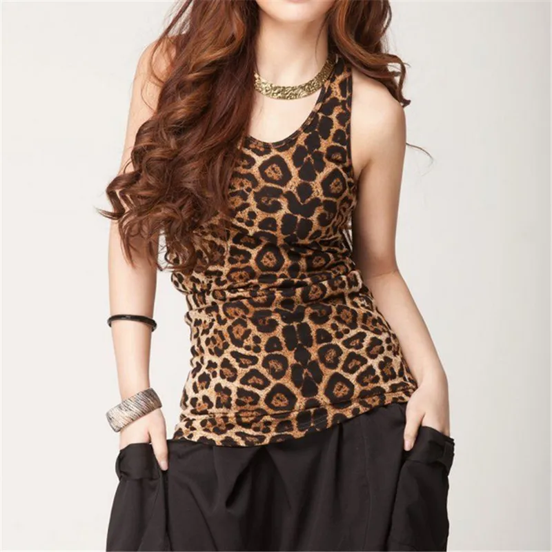 Sexy Leopard print Casual Tanks & Camis Vest T-Shirt Women 2019 Summer New Sleeveless Strap Tops Tee t shirts Women Female Vest
Sexy Leopard print Casual Tanks & Camis Vest T-Shirt Women 2019 Summer New Sleeveless Strap Tops Tee t shirts Women Female Vest