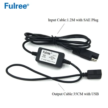Fulree Waterproof Motorcycle SAE to USB Adapter Kit QC3.0 Extension Car Charger Cable Harness DC-DC Converter 12V 24V to 5V 3A
Fulree Waterproof Motorcycle SAE to USB Adapter Kit QC3.0 Extension Car Charger Cable Harness DC-DC Converter 12V 24V to 5V 3A