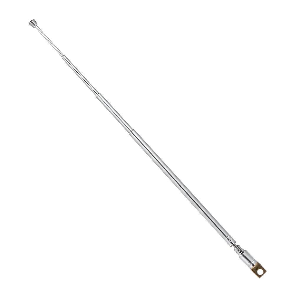 Portable Telescopic FM Radio Antenna 4 Sections 45-450MHZ Chromium-plating Copper Antenna 360° Rotatable FM antenna
Portable Telescopic FM Radio Antenna 4 Sections 45-450MHZ Chromium-plating Copper Antenna 360° Rotatable FM antenna
