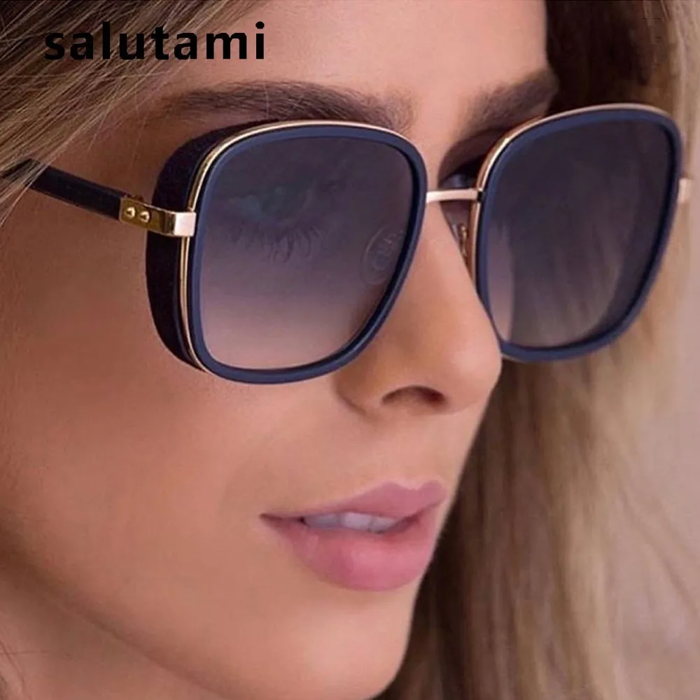 Thick Shining Frame Punk Sunglasses Women And Men 2019 New Fashion Luxury Brand Alloy Square Vintage Sun Glasses Mirror Shades
Thick Shining Frame Punk Sunglasses Women And Men 2019 New Fashion Luxury Brand Alloy Square Vintage Sun Glasses Mirror Shades