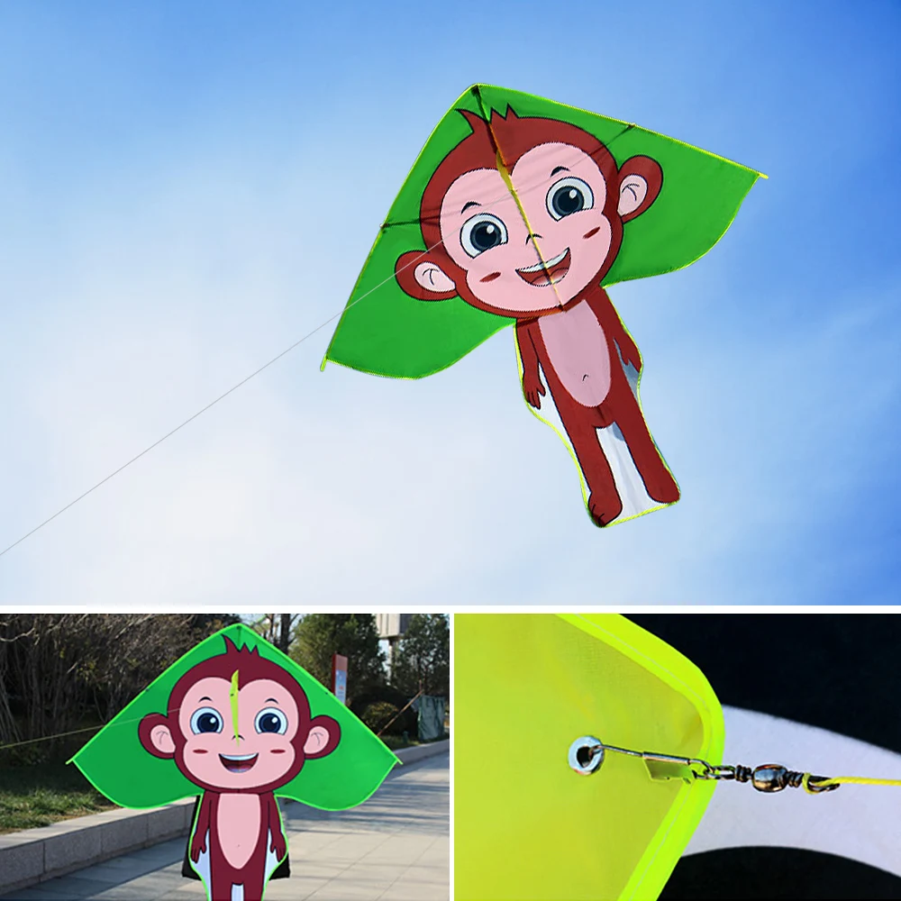 Colorful Cartoon Monkey Delta Kite Outdoor Sport Single Line Flying Kite with 30m Flying Line for Kids
Colorful Cartoon Monkey Delta Kite Outdoor Sport Single Line Flying Kite with 30m Flying Line for Kids