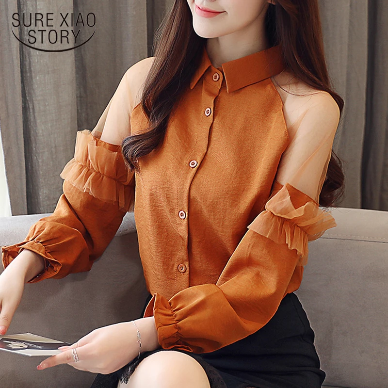 2018 New Long Sleeve Elegant Shirt Fashion Office Lady Casual Hollow Chiffon Shirt Slim Slimming Sexy Femme Tops Blusas 0793 30
2018 New Long Sleeve Elegant Shirt Fashion Office Lady Casual Hollow Chiffon Shirt Slim Slimming Sexy Femme Tops Blusas 0793 30
