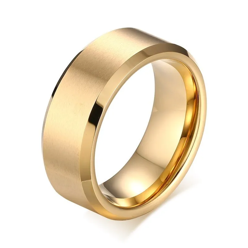 Mens Gold/Black/Rose gold Color Wedding Rings 100% Tungsten Carbide Jewelry Christmas Gift
Mens Gold/Black/Rose gold Color Wedding Rings 100% Tungsten Carbide Jewelry Christmas Gift