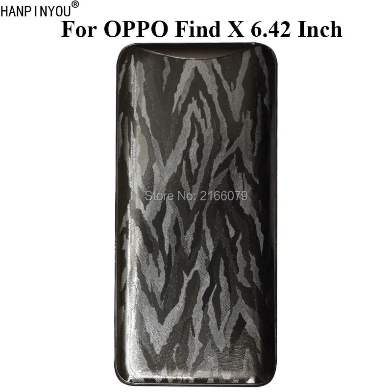 For OPPO Find X 6.42" Luxury 3D Black Camouflage Full Cover Back Film Matte Protective Skin Decal Sticker |
