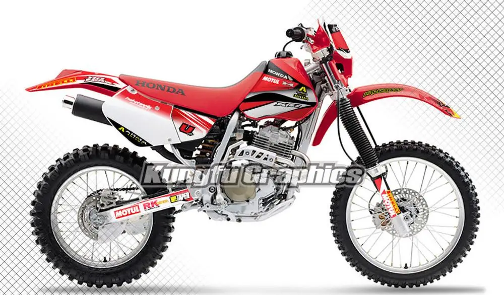 KUNGFU GRAPHICS Custom Stickers Decal Kit for Honda XR 250R 400R XR250R XR400R 1996 1997 1998 1999 2000 2001 2002 2003 2004
KUNGFU GRAPHICS Custom Stickers Decal Kit for Honda XR 250R 400R XR250R XR400R 1996 1997 1998 1999 2000 2001 2002 2003 2004