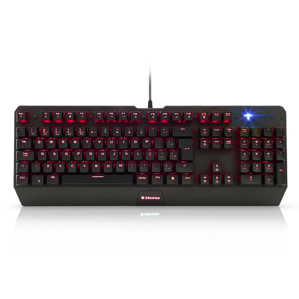 

Alfawise V1 RGB Backlight Mechanical Keyboard Brazilian Portuguese Gaming Keyboards