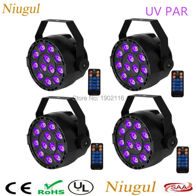 4pcs/lot UV Light 12X3W LED Par Light With Remote Control /Ultraviolet 36W LED Stage Lighting For DJ Home Party /Purple LED Lamp
4pcs/lot UV Light 12X3W LED Par Light With Remote Control /Ultraviolet 36W LED Stage Lighting For DJ Home Party /Purple LED Lamp