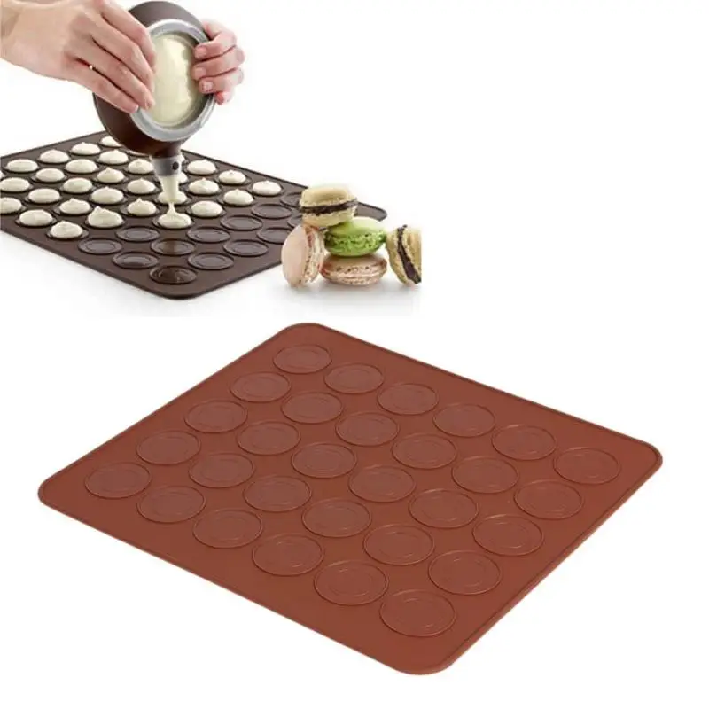 30 Holes Silicone Macaron Mat Pastry Sheet Baking Mould DIY Pastry Cake Roll Mat Pad Oven Baking Mat Accessories
30 Holes Silicone Macaron Mat Pastry Sheet Baking Mould DIY Pastry Cake Roll Mat Pad Oven Baking Mat Accessories