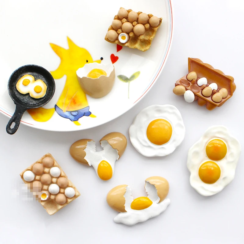 Creative 3D Solid Food Egg Refrigerator Paste Magnetic Creative Personality Egg New Magnet Adhesive Magnetic Sticker Decoration
Creative 3D Solid Food Egg Refrigerator Paste Magnetic Creative Personality Egg New Magnet Adhesive Magnetic Sticker Decoration