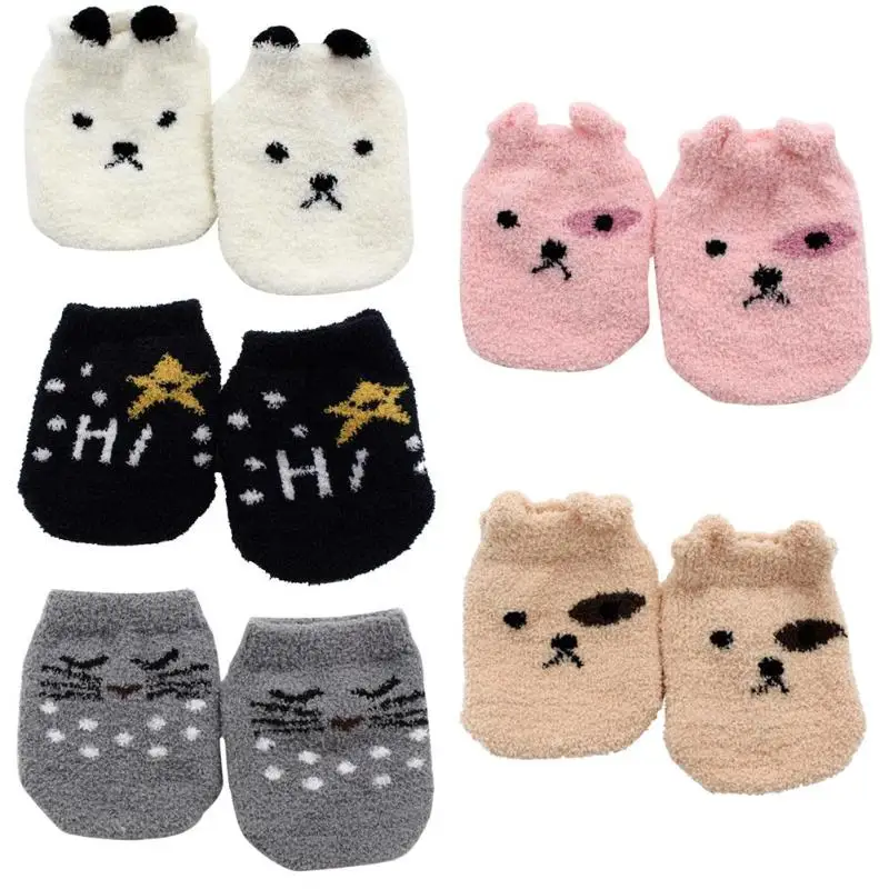 1pair Cute Kids Girls Cartoon Print Socks Children Anti-slip Coral Velvet Socks Kids Thicken Warm Fluffy Floor Socks for Kids
1pair Cute Kids Girls Cartoon Print Socks Children Anti-slip Coral Velvet Socks Kids Thicken Warm Fluffy Floor Socks for Kids