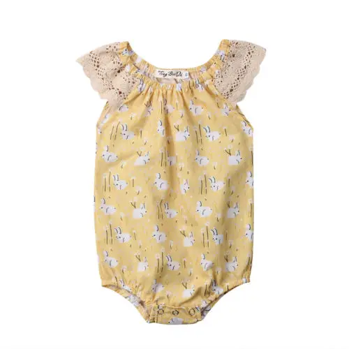 Cute Newborn Infant Baby Girls Bunny Easter Lace Sleeveless Bodysuit Jumpsuit Clothes Set Size 0-18M
Cute Newborn Infant Baby Girls Bunny Easter Lace Sleeveless Bodysuit Jumpsuit Clothes Set Size 0-18M