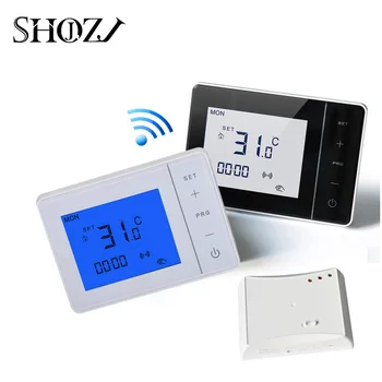 wireless Control of Adjustable Gas Boiler with Receiver RF transmitter Mounting Plate digital temperature controller smarthouse
wireless Control of Adjustable Gas Boiler with Receiver RF transmitter Mounting Plate digital temperature controller smarthouse