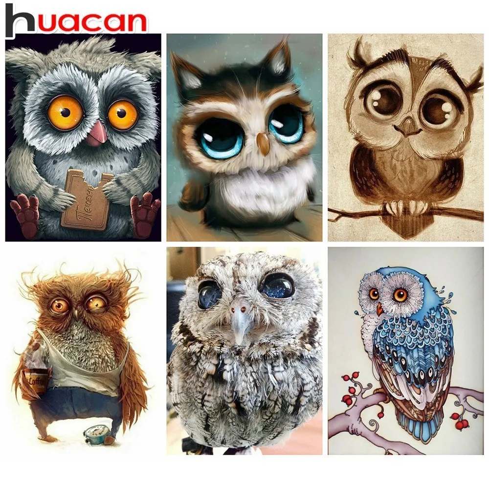 Huacan Full Square Diamond Painting Owl 5D DIY Diamond Embroidery Mosaic Picture Of Rhinestone Cross Stitch Christmas Decor
Huacan Full Square Diamond Painting Owl 5D DIY Diamond Embroidery Mosaic Picture Of Rhinestone Cross Stitch Christmas Decor