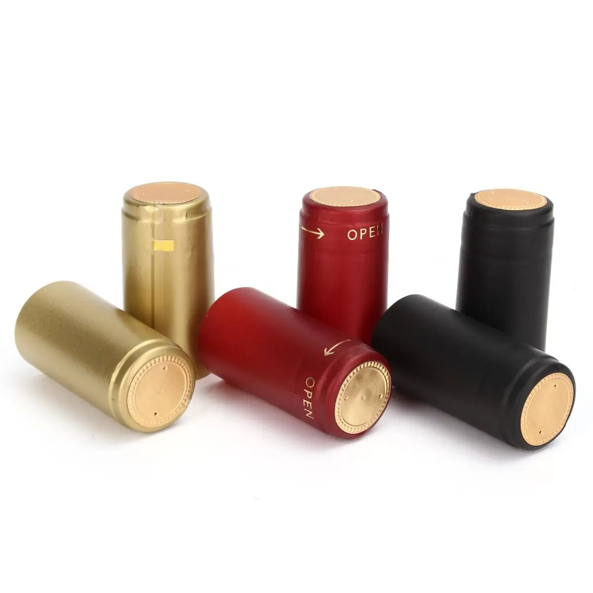100 pcs/lot PVC Heat Shrink Cap High Quality Home Brewing Wine Bottle Cover Capsules Row Material Bottle Seal Bar Accessories
100 pcs/lot PVC Heat Shrink Cap High Quality Home Brewing Wine Bottle Cover Capsules Row Material Bottle Seal Bar Accessories