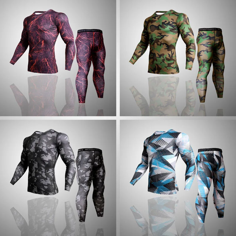 2019 Quick Dry Camouflage Men's Running Sets Compression Sports Suits Skinny Tights Clothes Gym Fitness Camo Sportswear S-4XL
2019 Quick Dry Camouflage Men's Running Sets Compression Sports Suits Skinny Tights Clothes Gym Fitness Camo Sportswear S-4XL