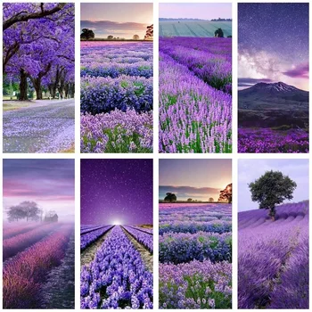 Huacan Diamond Painting Landscape DIY Diamond Embroidery Lavender 5D Picture Of Rhinestone Square Mosaic Flowers Decor Home
Huacan Diamond Painting Landscape DIY Diamond Embroidery Lavender 5D Picture Of Rhinestone Square Mosaic Flowers Decor Home