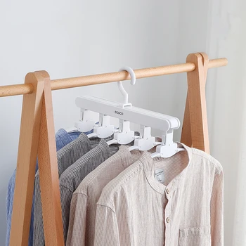 

360 Rotation Hanging Laundry Rack Collapsible Drying Clothes Hangers Storage Racks Multi-layers Folding Clothes Hanger Airer