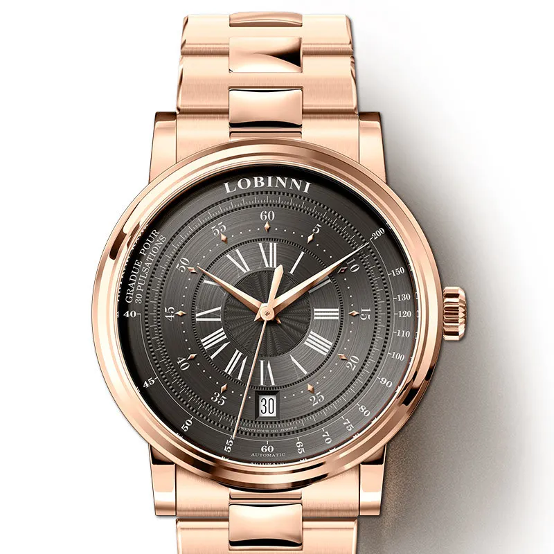 Switzerland LOBINNI Luxury Brand Japan Import NH35A SIIO Automatic Mechanical Men's Watches Sapphire Waterproof Clock L1018-8
Switzerland LOBINNI Luxury Brand Japan Import NH35A SIIO Automatic Mechanical Men's Watches Sapphire Waterproof Clock L1018-8