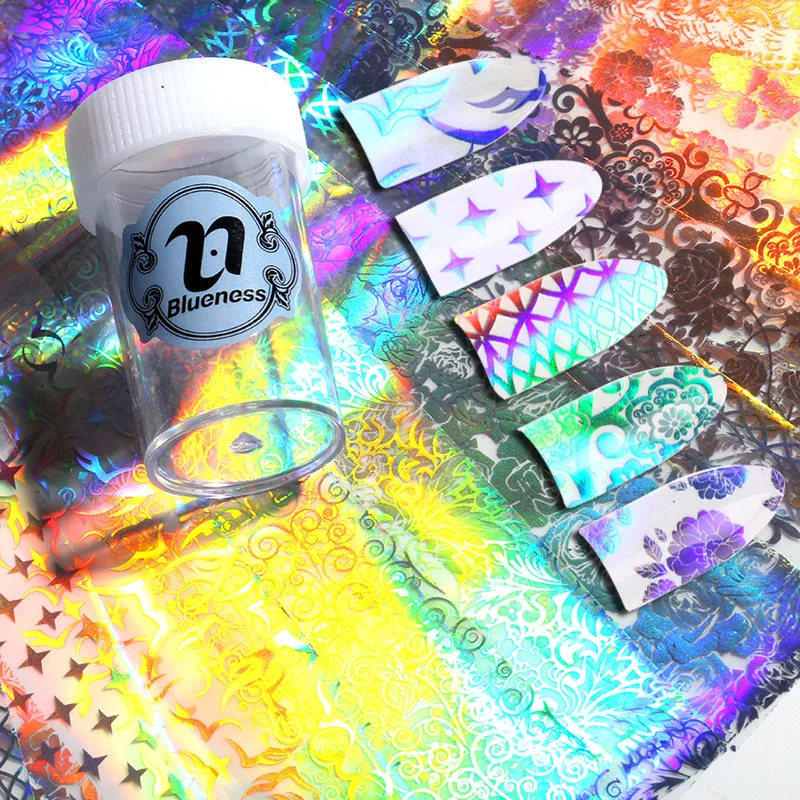 Blueness 16Rolls Manicure DIY Decorations Accessories Colorful Laser Design Transfer Foil Stickers For Nails Art UV Gel Decals
Blueness 16Rolls Manicure DIY Decorations Accessories Colorful Laser Design Transfer Foil Stickers For Nails Art UV Gel Decals