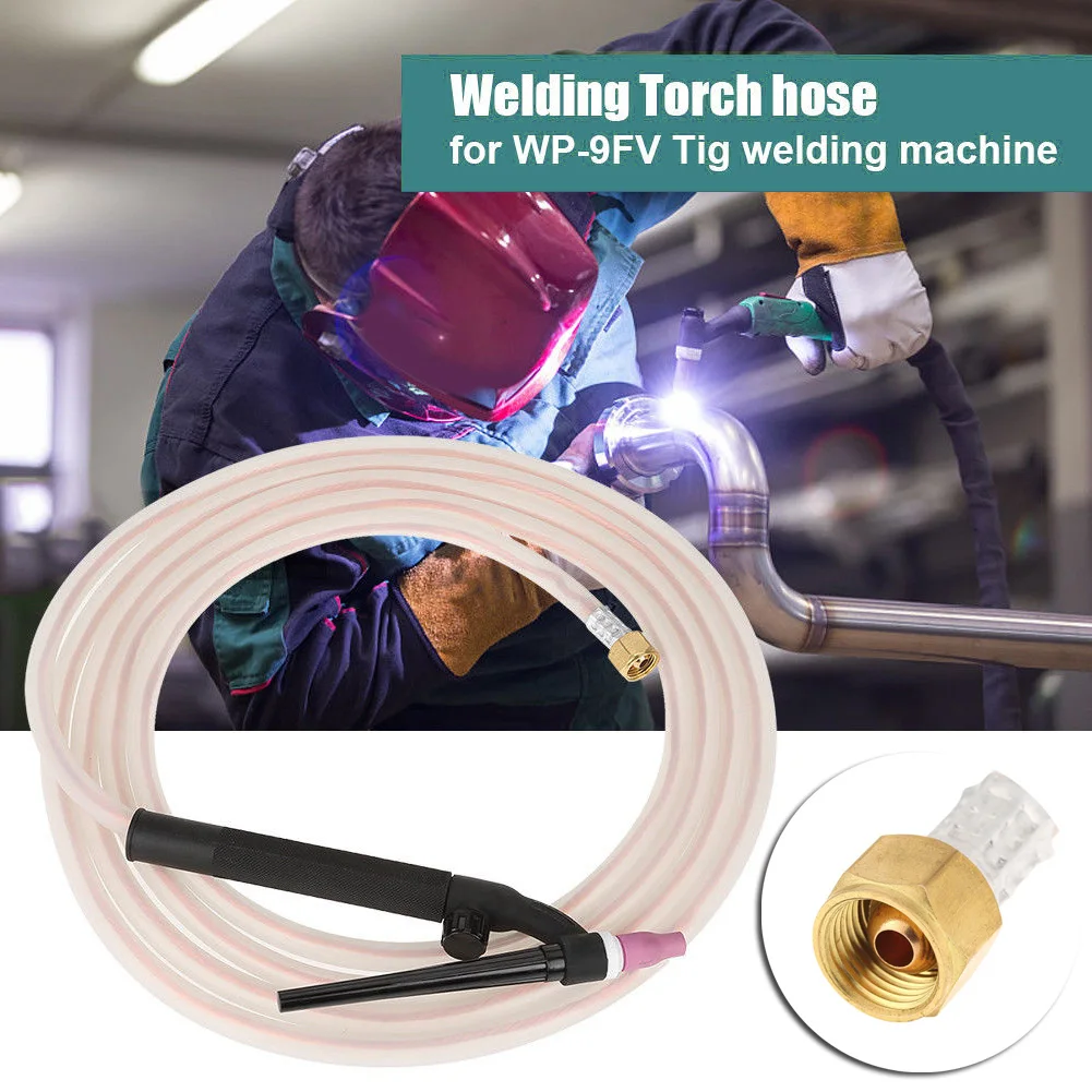 1pc Welding Torch With Hose 4.15m M16*1.5mm Wp-9fv Tig Welding Torch Silica Gel Hose Super Soft And Flexible High Quality Parts
1pc Welding Torch With Hose 4.15m M16*1.5mm Wp-9fv Tig Welding Torch Silica Gel Hose Super Soft And Flexible High Quality Parts