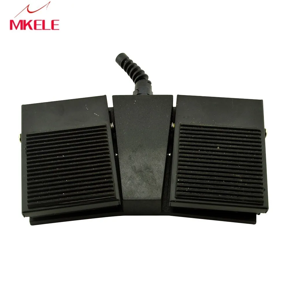 MKTFS1-2H Factory direct Nonslip SPDT NO/NC 2015 new design popular hot sale CE black Rubber Surface double pedal foot switch 
MKTFS1-2H Factory direct Nonslip SPDT NO/NC 2015 new design popular hot sale CE black Rubber Surface double pedal foot switch