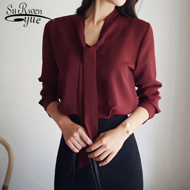 2018 fashion new women clothing All-match long-sleeved bow tie floral shirt Korean loose chiffon shirt women's blouse 699C 30
2018 fashion new women clothing All-match long-sleeved bow tie floral shirt Korean loose chiffon shirt women's blouse 699C 30