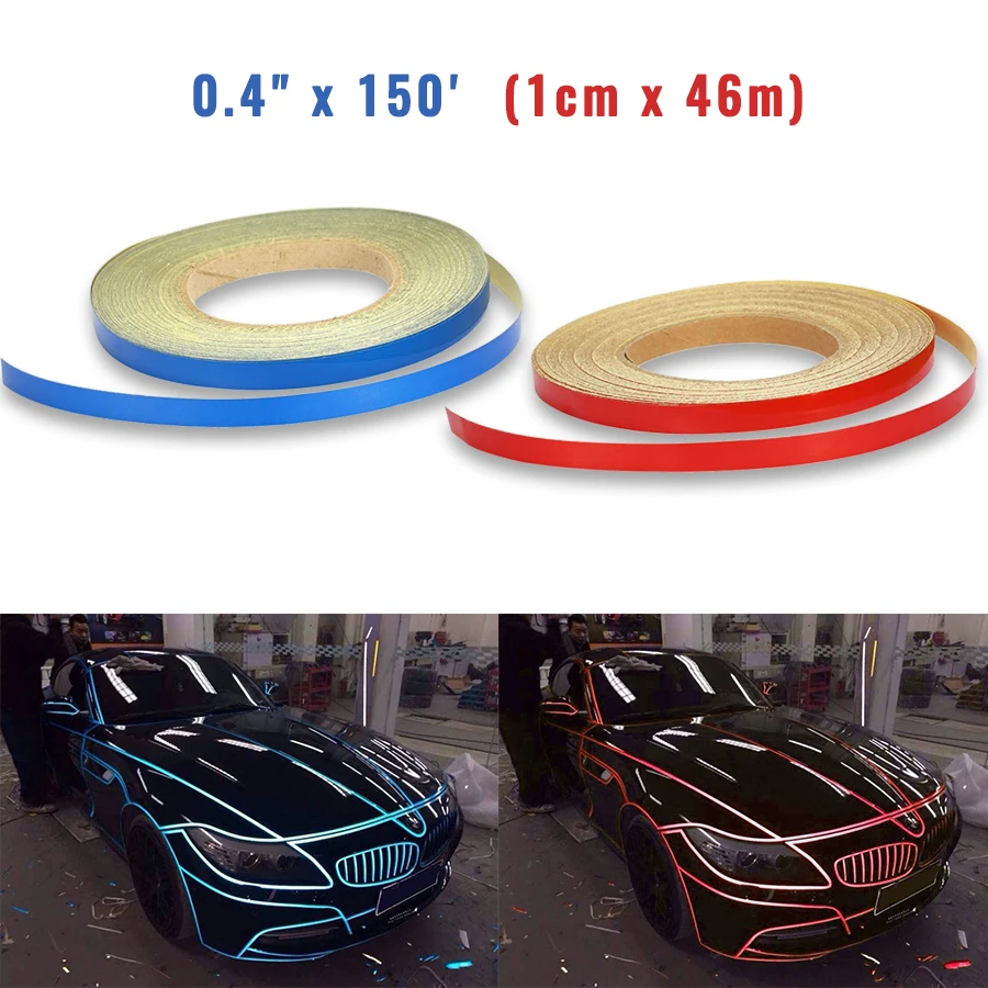 46m Reflective Sticker Red Blue Decorative Sticker Self Adhesive Tape Body Stripe for Car SUV Motorcycle
46m Reflective Sticker Red Blue Decorative Sticker Self Adhesive Tape Body Stripe for Car SUV Motorcycle