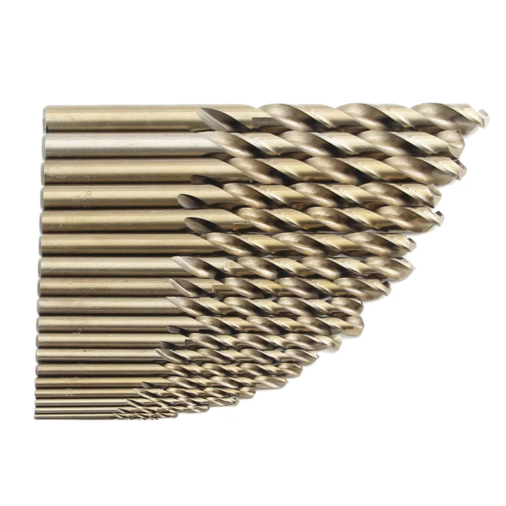 19pcs M35 HSS Steel Straight Shank Twist Drills Bit Cobalt Drill Bits For Metal Power Tools Woodworking Tools
19pcs M35 HSS Steel Straight Shank Twist Drills Bit Cobalt Drill Bits For Metal Power Tools Woodworking Tools