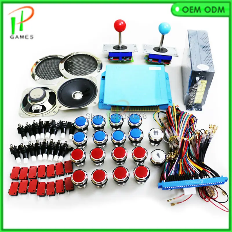 JAMMA Arcade mame DIY KIT for 1299 in 1 game board PCB joystick push button Wire harness 5V 12V power supply speaker
JAMMA Arcade mame DIY KIT for 1299 in 1 game board PCB joystick push button Wire harness 5V 12V power supply speaker