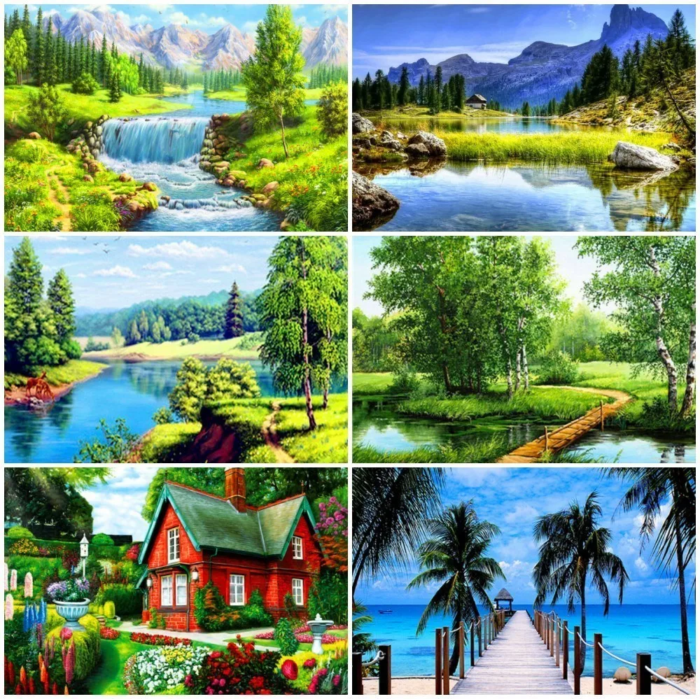 Huacan Diamond Painting Square New Arrival Scenery Diamond Mosaic Sale Scenic Diamond Embroidery Nature Rhinestones Pictures
Huacan Diamond Painting Square New Arrival Scenery Diamond Mosaic Sale Scenic Diamond Embroidery Nature Rhinestones Pictures