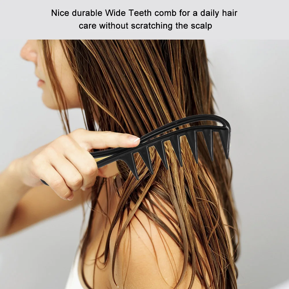 1pc Ladies Hair Comb Hairstyle Wavy Long Curly Hair Care Detangling Wide Teeth Brush Hairdressing Styling Tool
1pc Ladies Hair Comb Hairstyle Wavy Long Curly Hair Care Detangling Wide Teeth Brush Hairdressing Styling Tool