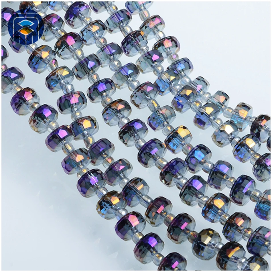 New Design 6mm 8mm Tyre Shape Beads Factory Wholesale Faceted Glass Beads For DIY
New Design 6mm 8mm Tyre Shape Beads Factory Wholesale Faceted Glass Beads For DIY