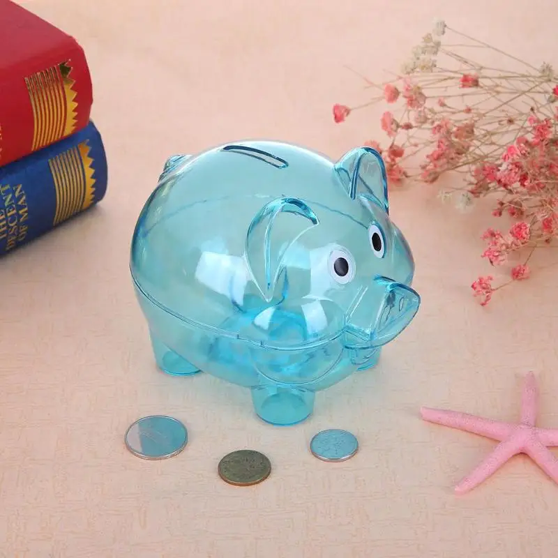 Plastic Clear Money Saving Box Cash Coin Box Cartoon Pig Piggy Bank Money Container Birthday Gift for Kids Toy
Plastic Clear Money Saving Box Cash Coin Box Cartoon Pig Piggy Bank Money Container Birthday Gift for Kids Toy