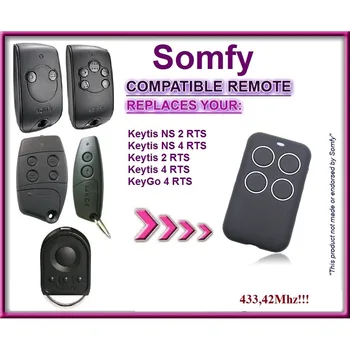 SOMFY Keytis NS 2 4 RTS remote control 433.92Mhz gate garage door SOMFY 433.92mhz remote control
SOMFY Keytis NS 2 4 RTS remote control 433.92Mhz gate garage door SOMFY 433.92mhz remote control