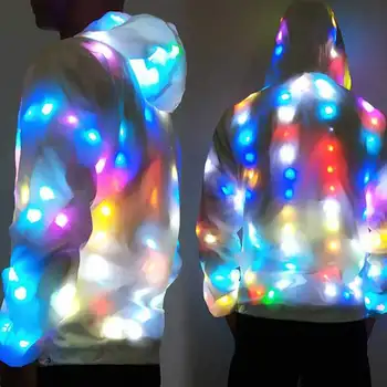 Halloween Waterproof Colorful Led Luminous Costume Clothes For Dancing LED Growing Up Lighting Coat Clothes Event Party Supplies
Halloween Waterproof Colorful Led Luminous Costume Clothes For Dancing LED Growing Up Lighting Coat Clothes Event Party Supplies