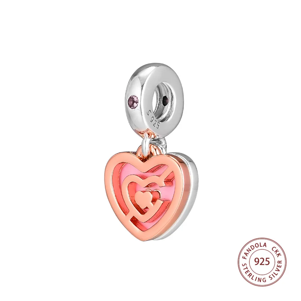 NEW 925 Sterling Silver Rose Color Path to Love Beads for Jewelry Making Fits Women Charms Silver 925 Original Bracelet Necklace
NEW 925 Sterling Silver Rose Color Path to Love Beads for Jewelry Making Fits Women Charms Silver 925 Original Bracelet Necklace