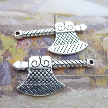 20pcs Exquisite ax axe hatchet charms 22*48mm pendants Antique silver Handmade earring bracelet necklace anklet Component DIY
20pcs Exquisite ax axe hatchet charms 22*48mm pendants Antique silver Handmade earring bracelet necklace anklet Component DIY