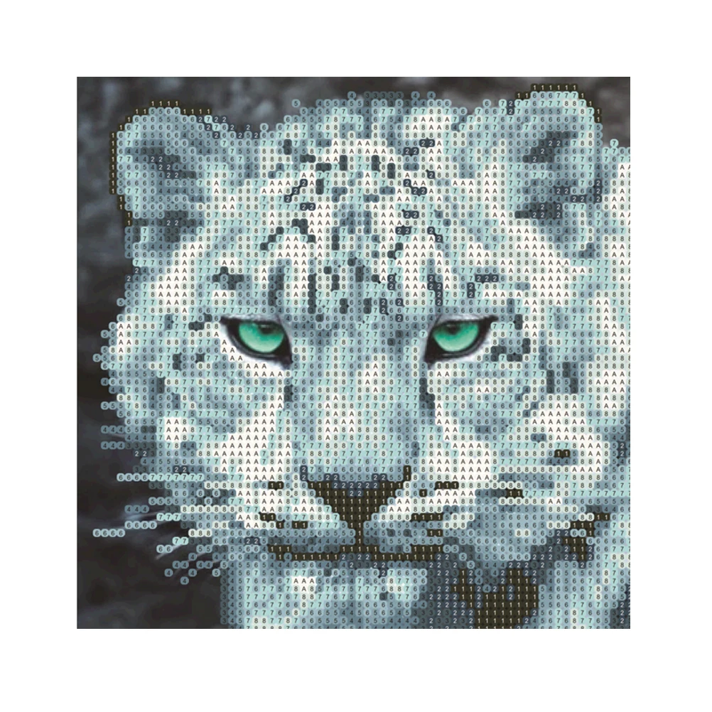 5D DIY Diamond Embroidery Painting of Snow Leopard Handmade Wall Decoration Cross Stitch Printing Craft Kits without Frame
5D DIY Diamond Embroidery Painting of Snow Leopard Handmade Wall Decoration Cross Stitch Printing Craft Kits without Frame