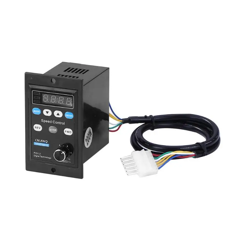 AC 220V Digital Display Motor Speed Controller Motor Governor Regulator Motor and Electrical Equipment 200W 300W 400W
AC 220V Digital Display Motor Speed Controller Motor Governor Regulator Motor and Electrical Equipment 200W 300W 400W