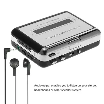 Portable Cassette Player Portable Tape Player Captures Cassette Recorder via USB Compatible with laptops and PC convert tape c
Portable Cassette Player Portable Tape Player Captures Cassette Recorder via USB Compatible with laptops and PC convert tape c