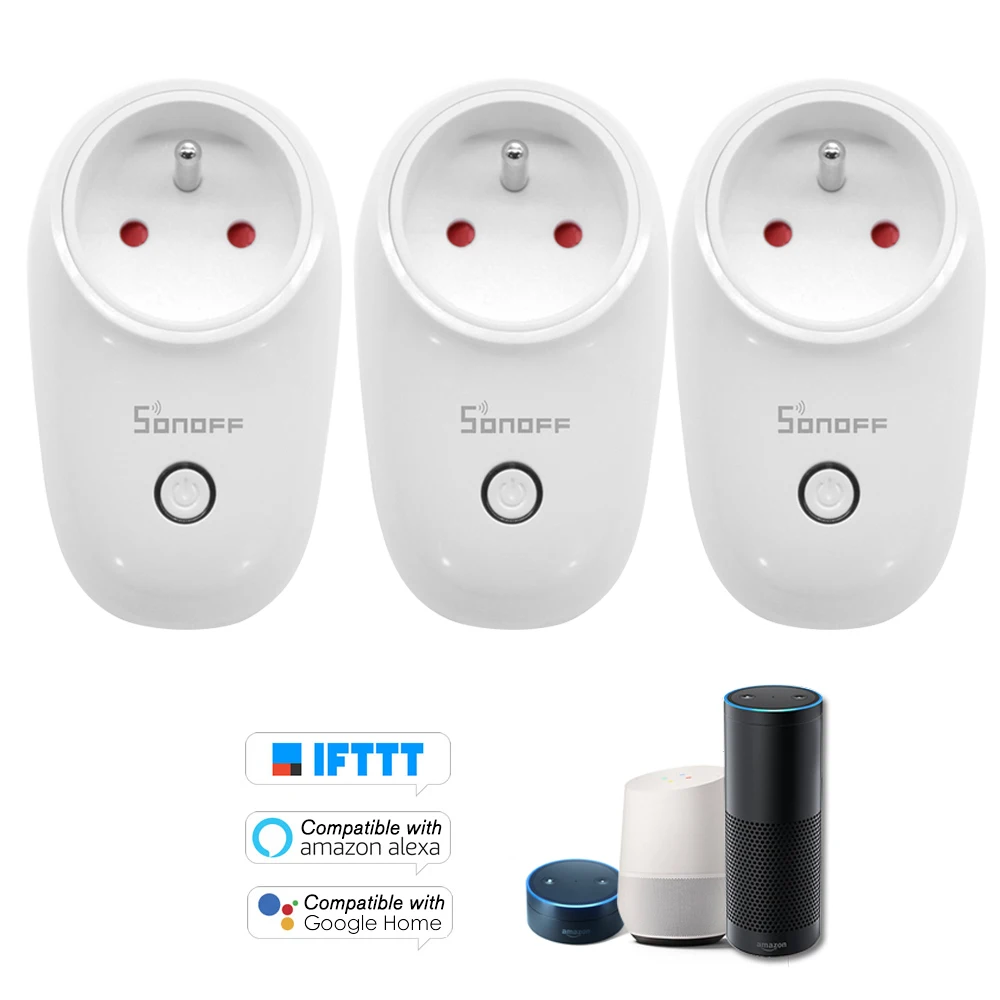 3PCS SONOFF S26 ITEAD Wifi Smart Socket Wireless Remote Control Charging Adapter Smart Home Plug US/UK/CN/AU/EU Type E/F Alexa
3PCS SONOFF S26 ITEAD Wifi Smart Socket Wireless Remote Control Charging Adapter Smart Home Plug US/UK/CN/AU/EU Type E/F Alexa