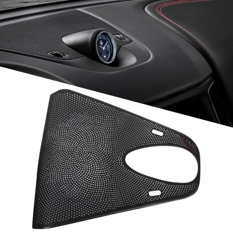 Car Black Titanium Dashboard Speaker Cover Decoration Trim for Maserati Levante 2017-2018 car accessories interior
Car Black Titanium Dashboard Speaker Cover Decoration Trim for Maserati Levante 2017-2018 car accessories interior