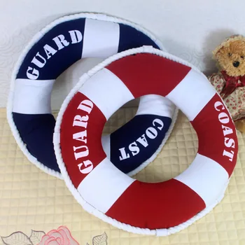 Mediterranean Style Round Shaped Lifebuoy Cushion Nautical Pillow Ocean Theme Pillow Decorative Boat Home Decoration
Mediterranean Style Round Shaped Lifebuoy Cushion Nautical Pillow Ocean Theme Pillow Decorative Boat Home Decoration