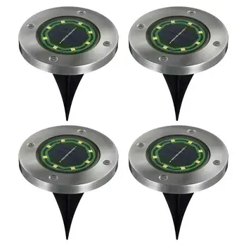 4pcs/lot 8 LED Solar Powered Ground Light Waterproof IP67 Garden Pathway Deck Lights Home Yard Driveway Lawn Lamp
4pcs/lot 8 LED Solar Powered Ground Light Waterproof IP67 Garden Pathway Deck Lights Home Yard Driveway Lawn Lamp